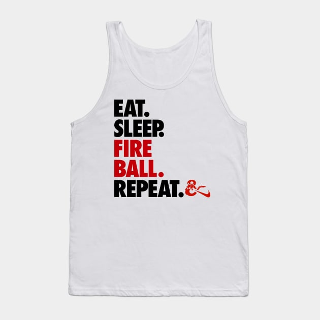 Fireball - D&D Tank Top by KidCrying